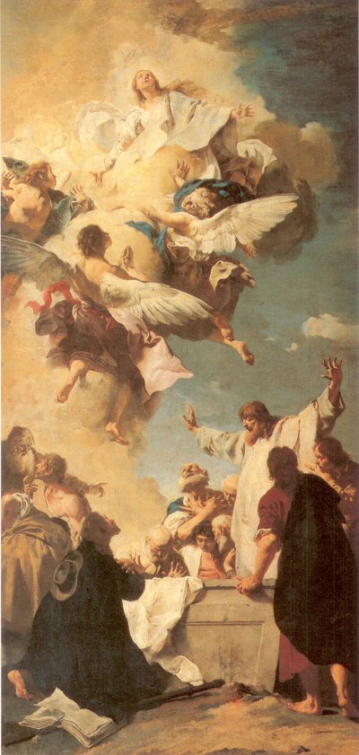 Assumption of Mary by Giovanni Battista Piazzetta